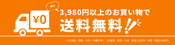 税込6,600円以上のお買い物で送料無料