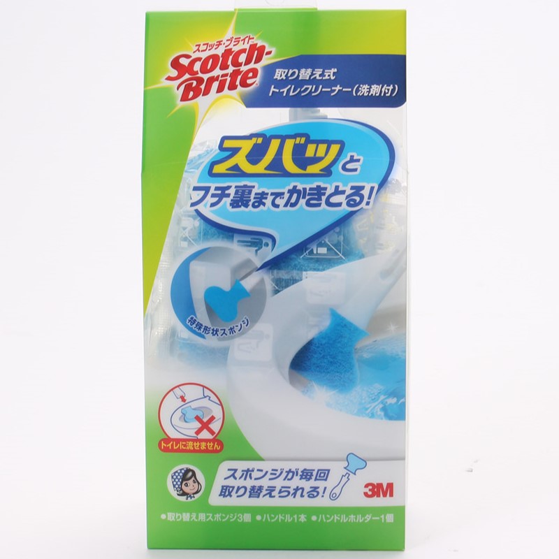 スコッチ・ブライト　取り替え式　トイレクリーナー（洗剤付）　Ｔ－５５７－３ＨＣ