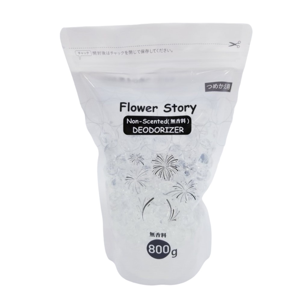 ＦｌｏｗｅｒＳｔｏｒｙ　消臭ビーズ　詰め替え用　８００ｇ　無香料