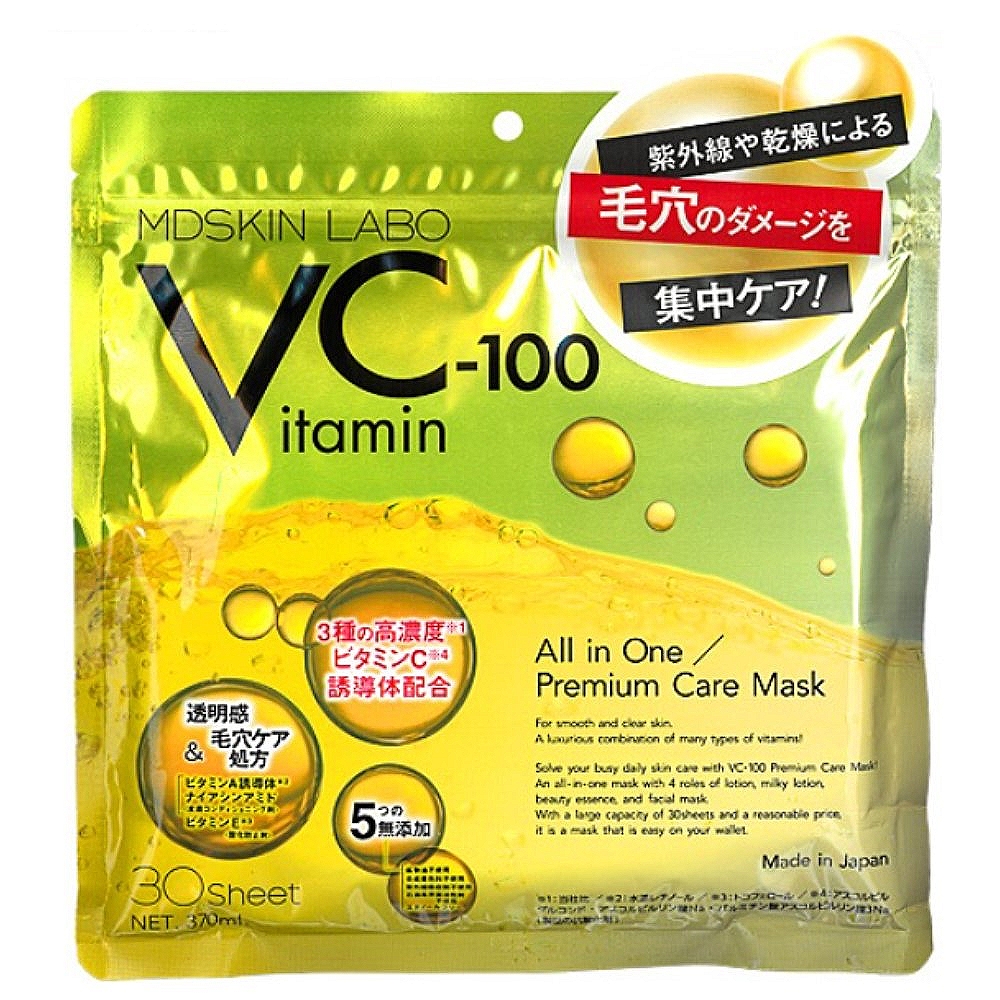 MDSKIN LABO VC-100 プレミアムケアマスク 30枚入