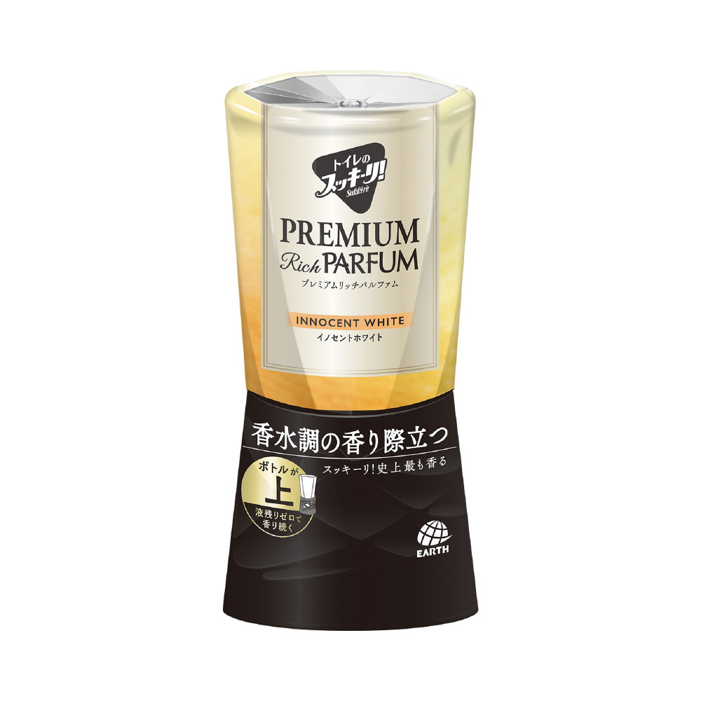 トイレのスッキーリ！Sukki-ri! プレミアムリッチパルファム イノセントホワイト 400mL