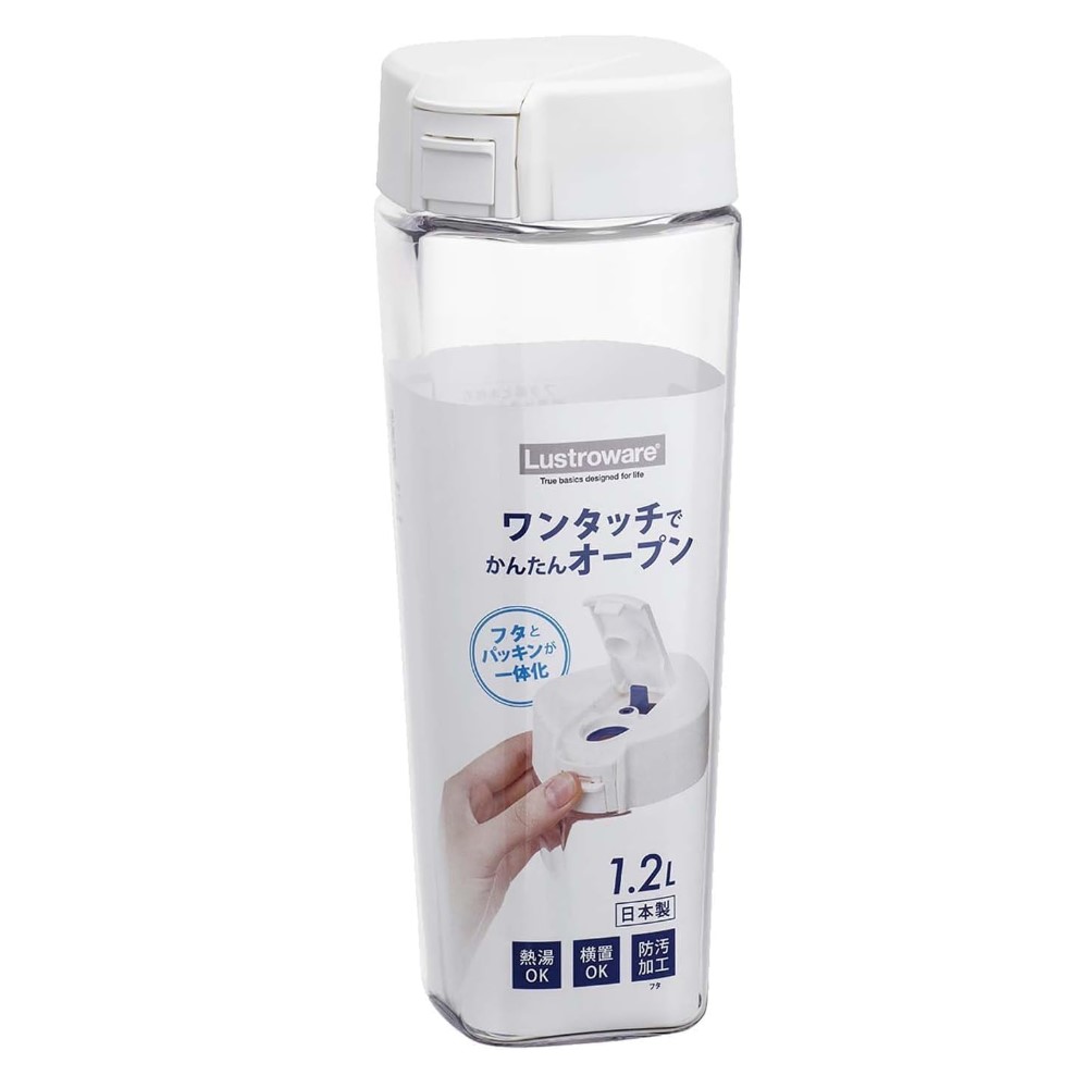 Lustroware タテヨコ・シームレスピッチャー 1.2L ホワイト