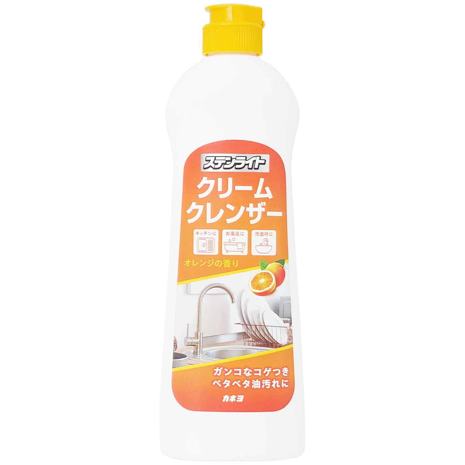 ステンライトクリームクレンザー オレンジの香り 400g