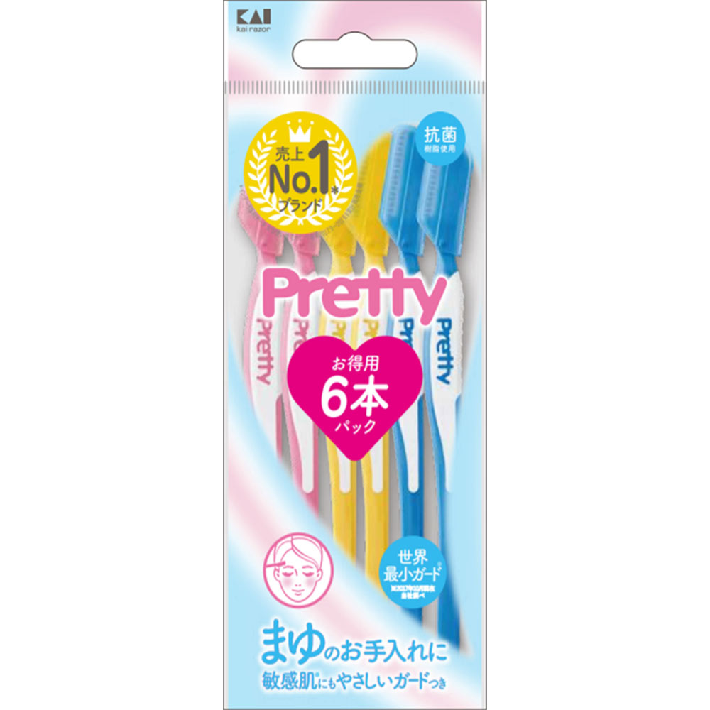プリティー アイブロー 6本入