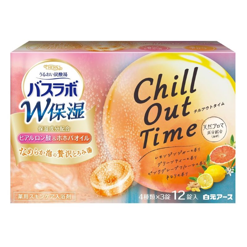 ＨＥＲＳバスラボ　Ｗ保湿　Ｃｈｉｌｌ　Ｏｕｔ　Ｔｉｍｅ　１２錠入