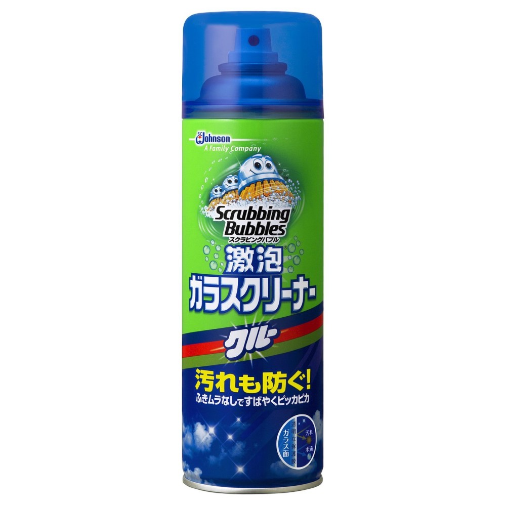 スクラビングバブル　激泡ガラスクリーナー　エアゾール　スプレータイプ　４８０ｍｌ