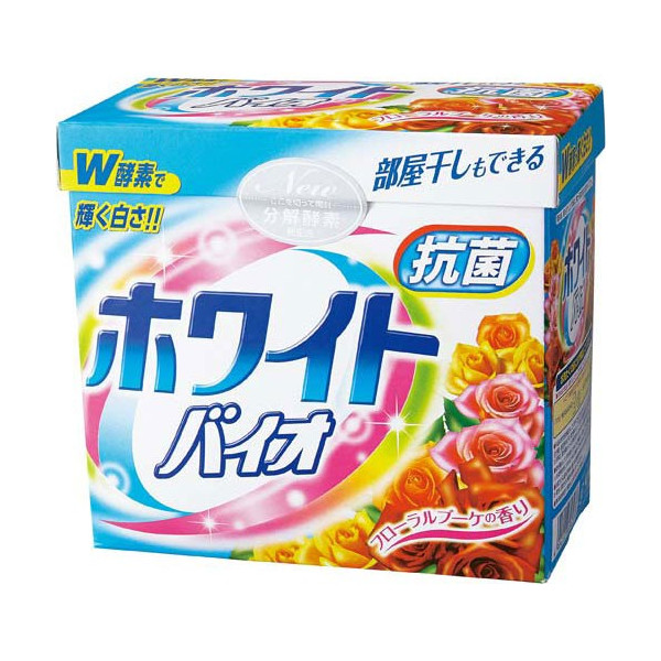 洗たく用合成洗剤ホワイトバイオ　８００ｇ