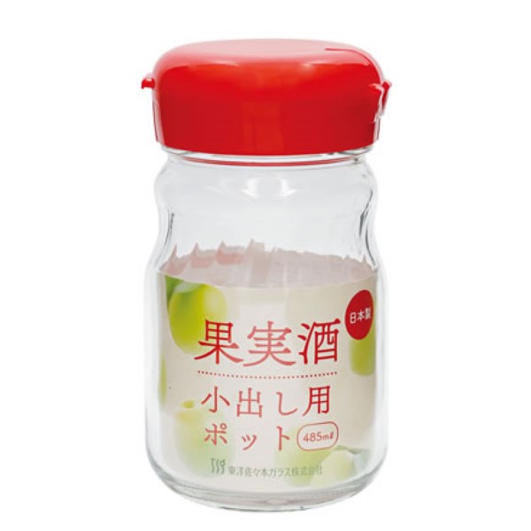 果実酒　小出し用ポット（小）　４８５ｍＬ　Ｉ－７７８２６－Ｒ－Ｃ－ＪＡＮ