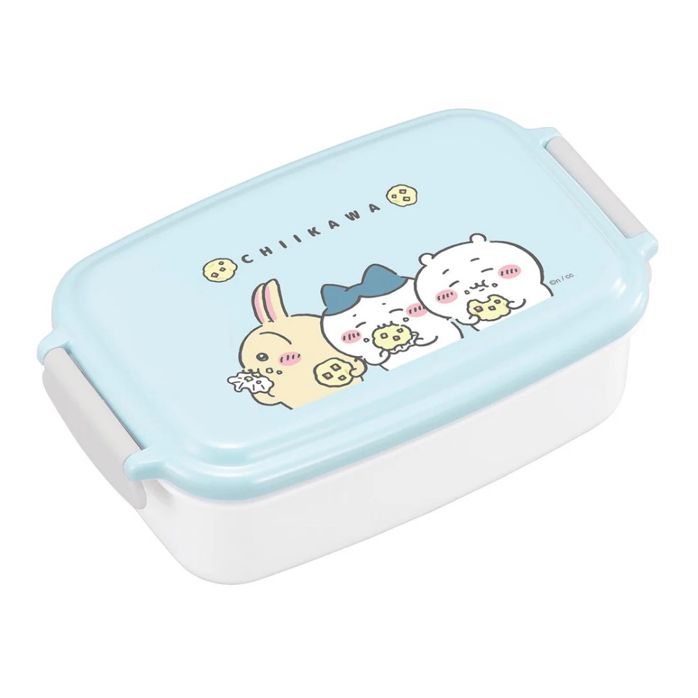 ちいかわ ランチボックス 仕切付 ブルー 500mL