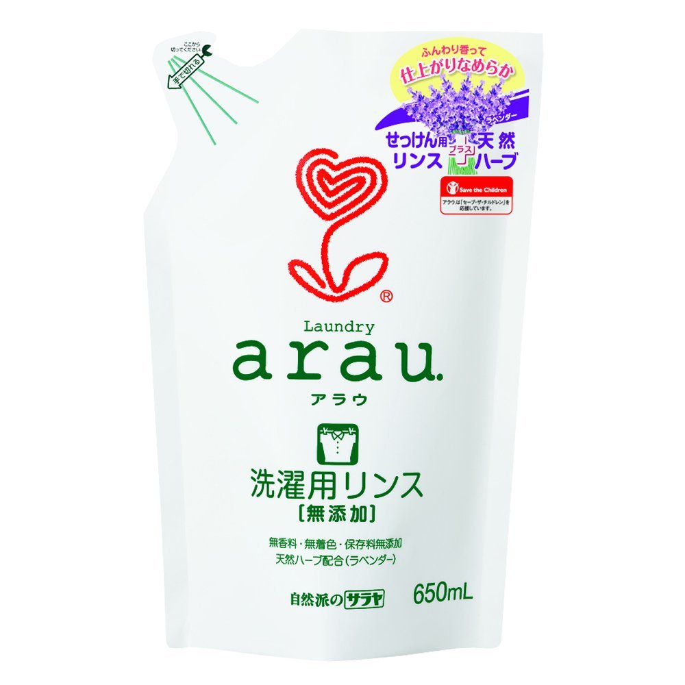 アラウ　洗濯用　リンス仕上げ　詰替用　６５０ｍｌ