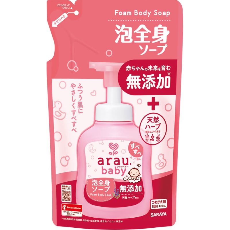 アラウ．ベビー　泡全身ソープ　つめかえ用　４００ｍＬ