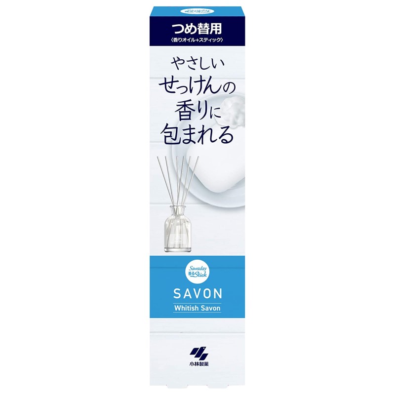 サワデー香るスティック　ＳＡＶＯＮ　つめ替用　ホワイティッシュサボン