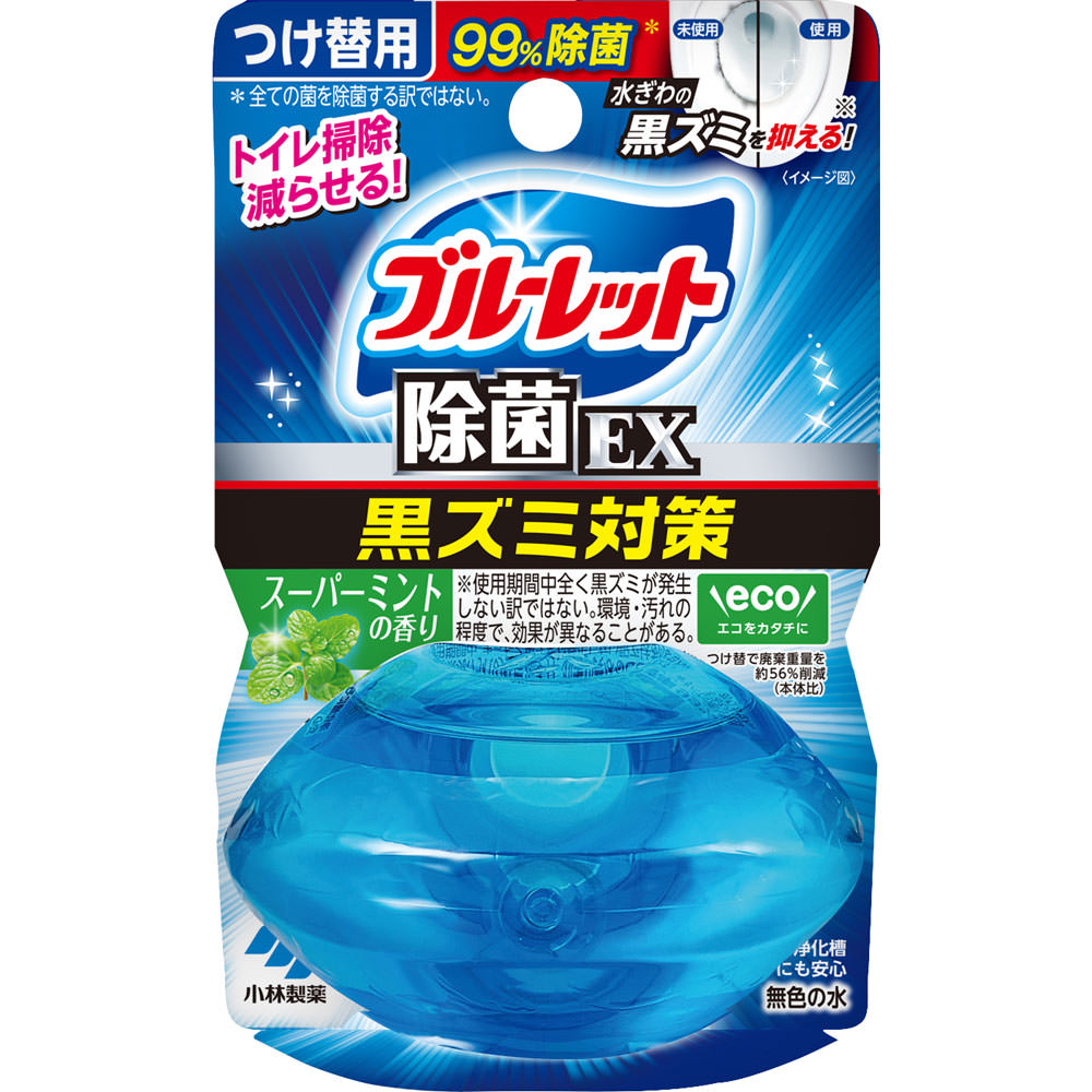 液体ブルーレットおくだけ 除菌EX つけ替用 スーパーミントの香り 67mL