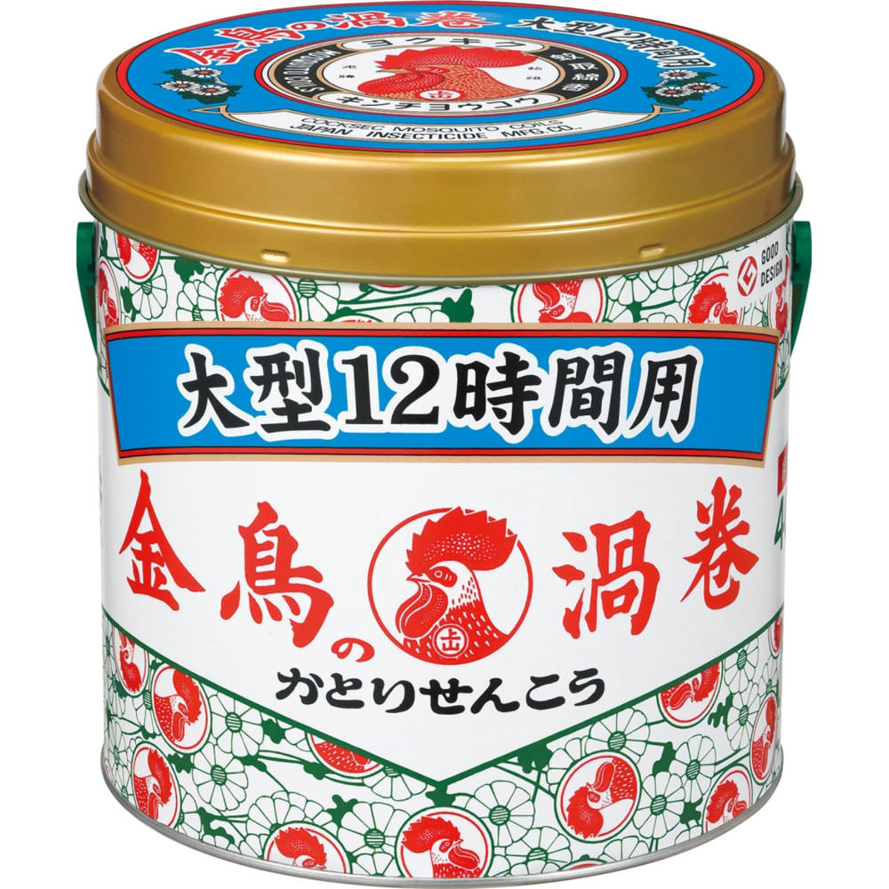 金鳥の渦巻 大型 12時間用 40巻(缶)
