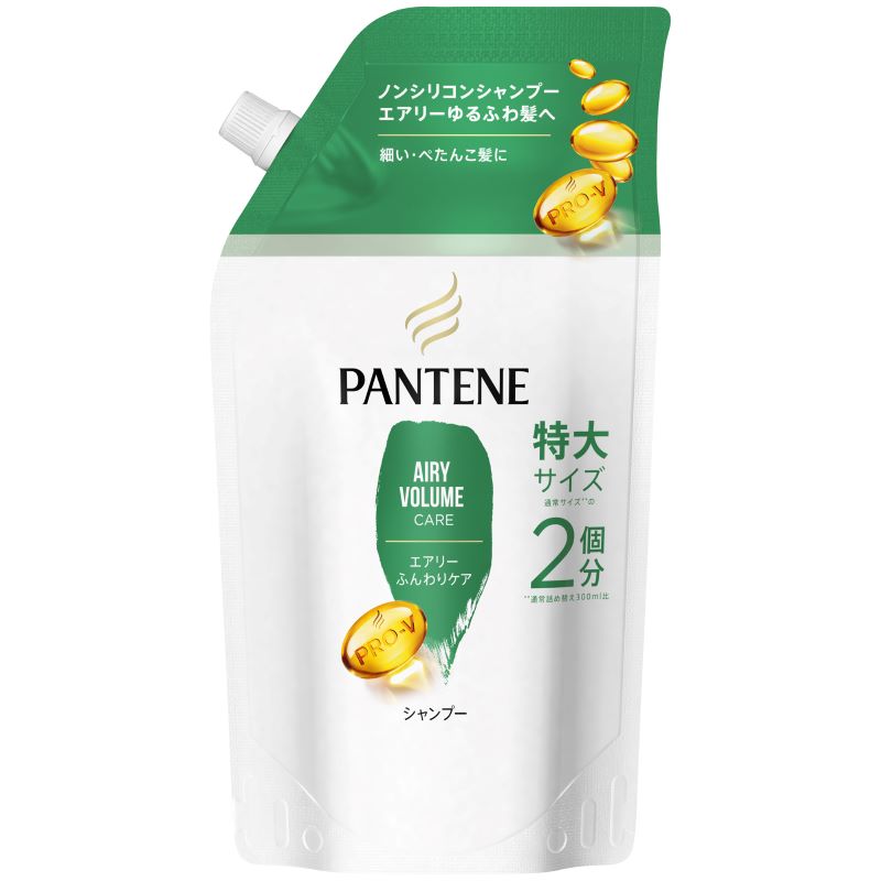 パンテーン　エアリーふんわりケア　シャンプー　つめかえ特大サイズ　６００ｍＬ