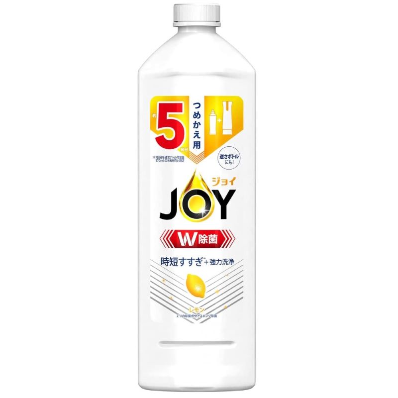 ＪＯＹ　ジョイ　Ｗ除菌　食器用洗剤　レモン　つめかえ用　特大サイズ　６７０ｍＬ