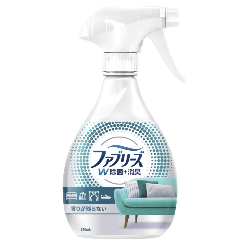 ファブリーズ　Ｗ除菌　香りが残らない　本体　３７０ｍＬ