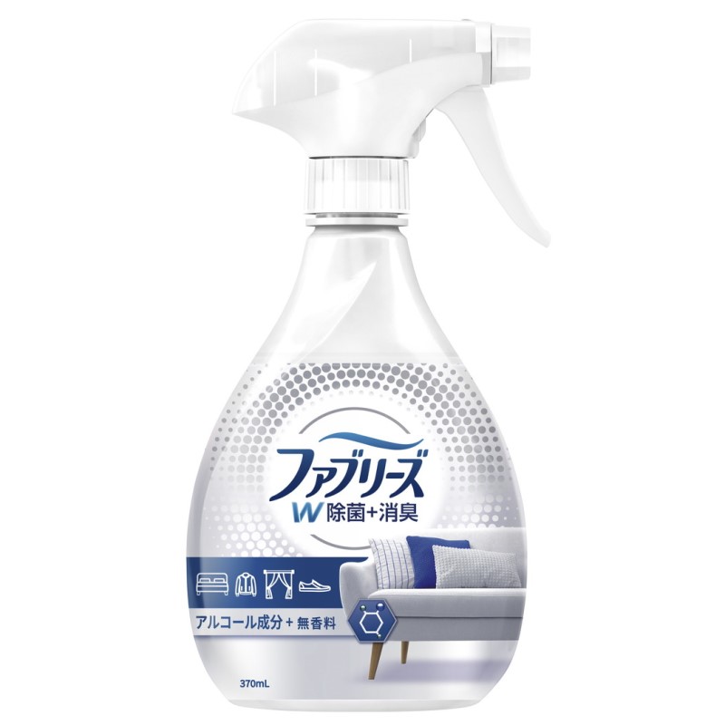 ファブリーズ　Ｗ除菌　無香料　アルコール成分入り　本体　３７０ｍＬ