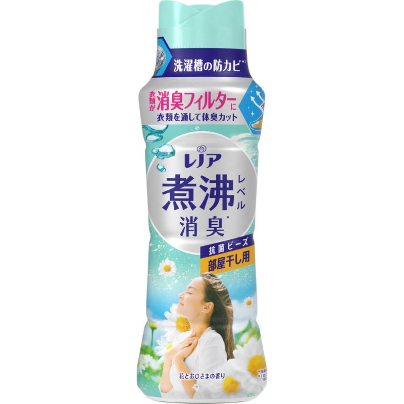 レノア　煮沸レベル　消臭　抗菌ビーズ　部屋干し　花とおひさまの香り　本体　４２０ｍＬ