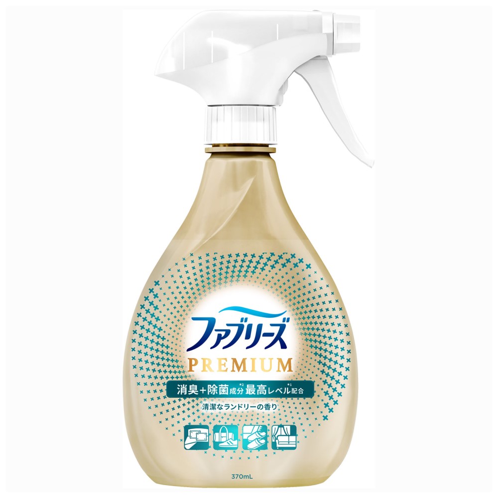 ファブリーズ　Ｗ除菌＋消臭　ＰＲＥＭＩＵＭ　清潔なランドリーの香り　本体　３７０ｍＬ