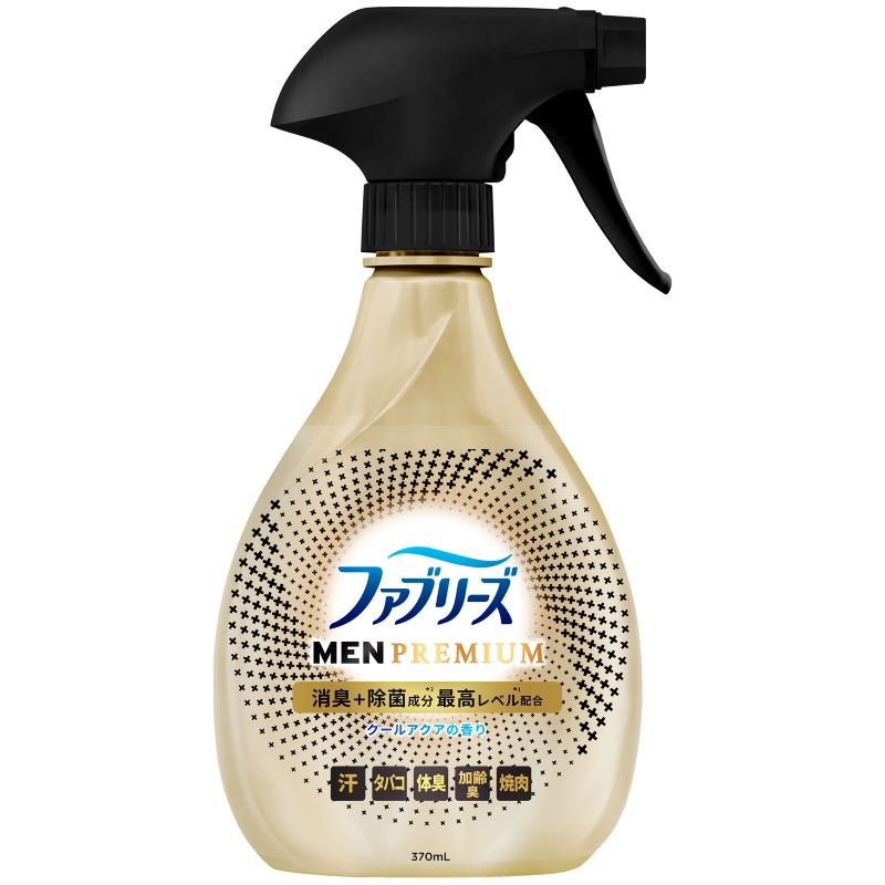 ファブリーズ　Ｗ除菌＋消臭　ＭＥＮ　ＰＲＥＭＩＵＭ　クールアクアの香り　本体　３７０ｍＬ