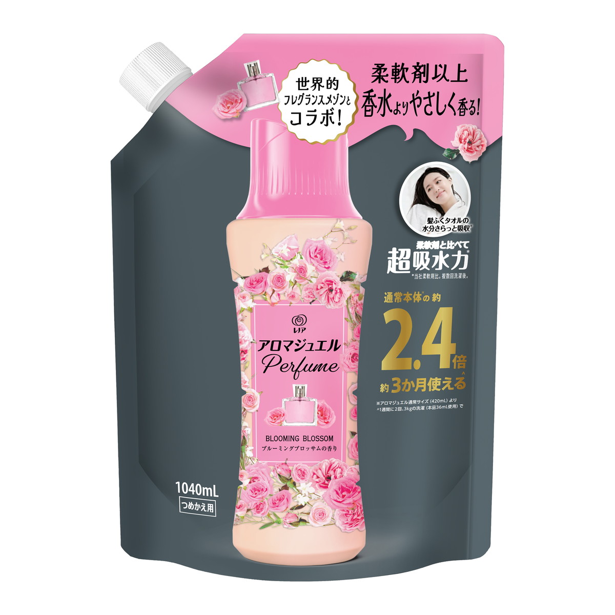 レノア アロマジュエル ブルーミングブロッサムの香り つめかえ用 特大サイズ 1040mL