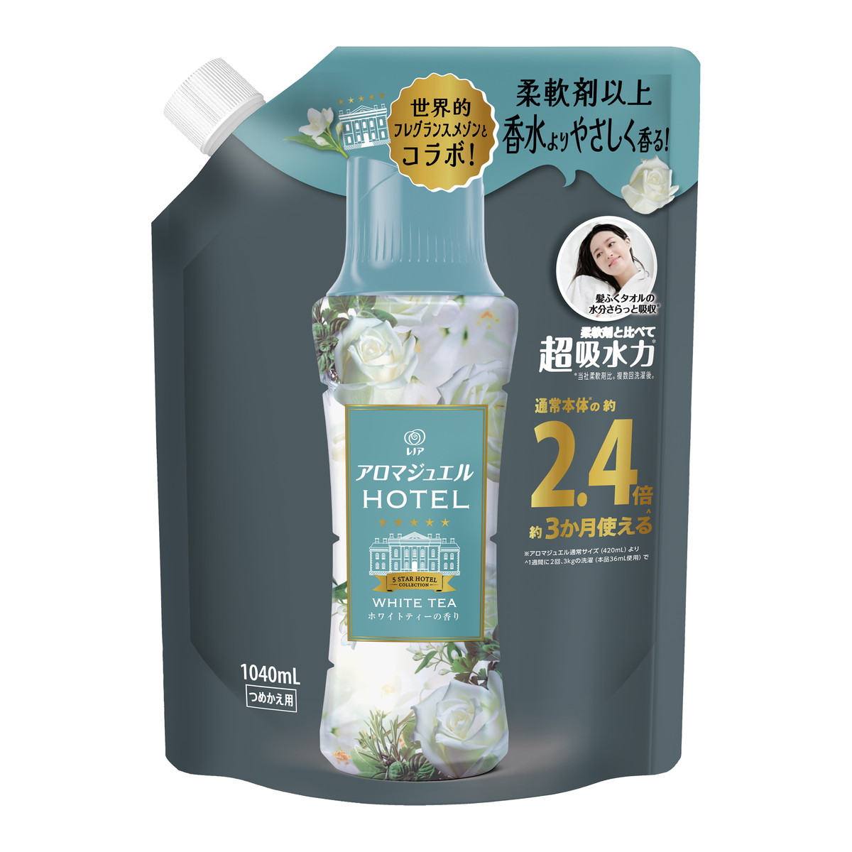 レノア アロマジュエル ホワイトティーの香り つめかえ用 特大サイズ 1040mL